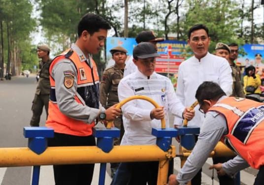 Pemkot Tangerang Tutup Akses Parkir Liar Taman Elektrik