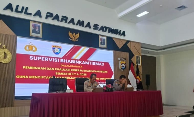 Polda Banten Supervisi Kinerja Bhabinkamtibmas