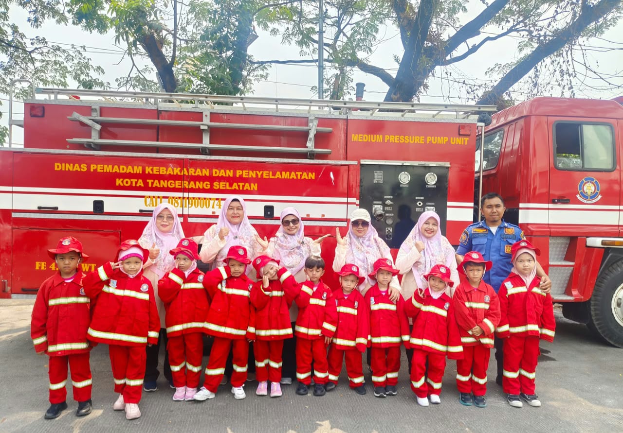 4.301 Anak PAUD - TK Ikuti Edukasi Damkar Kota Tangsel