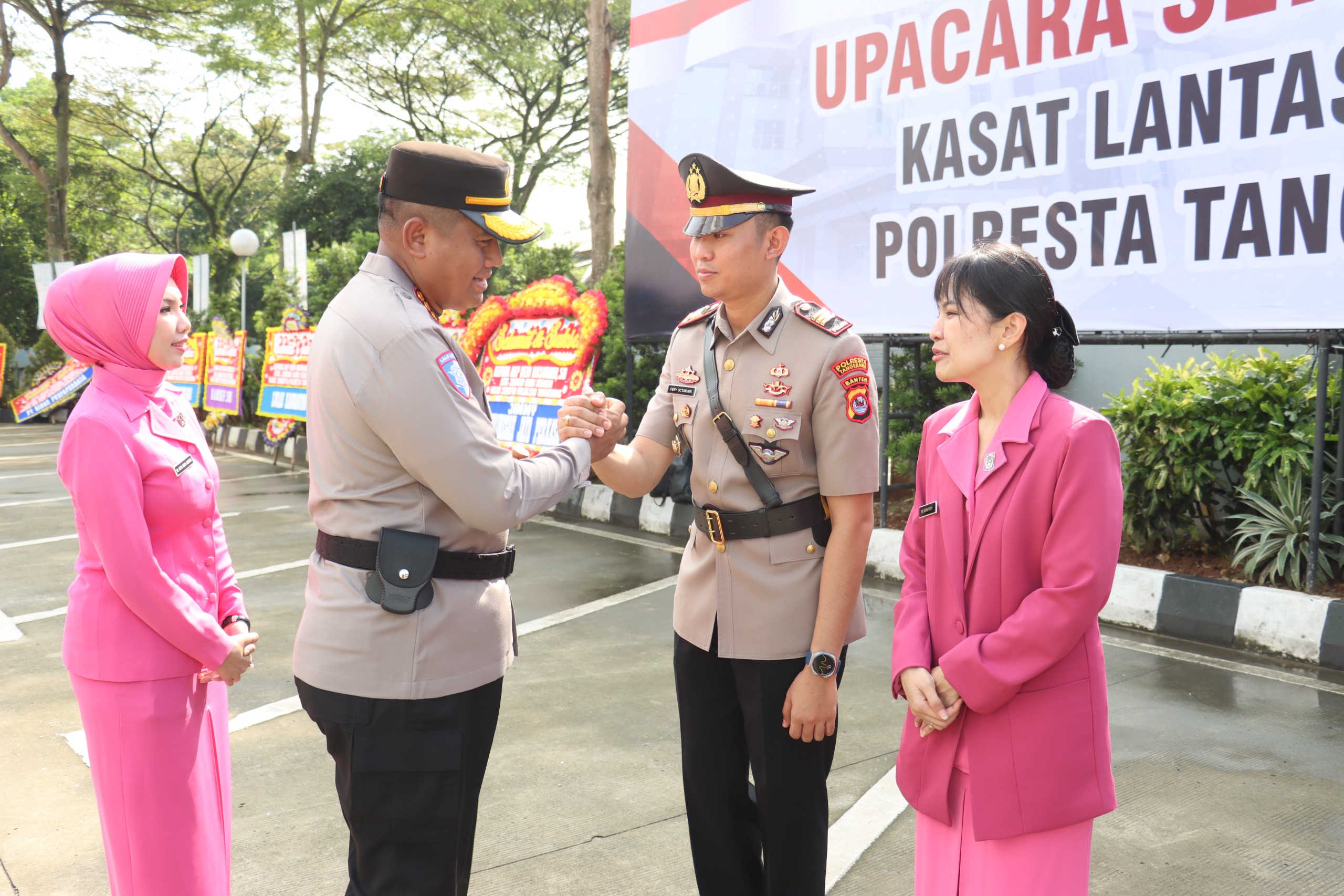Sertijab Kasat Lantas dan Kasat Samapta, Kapolresta Minta Perwira Baru Segera Adaptasi