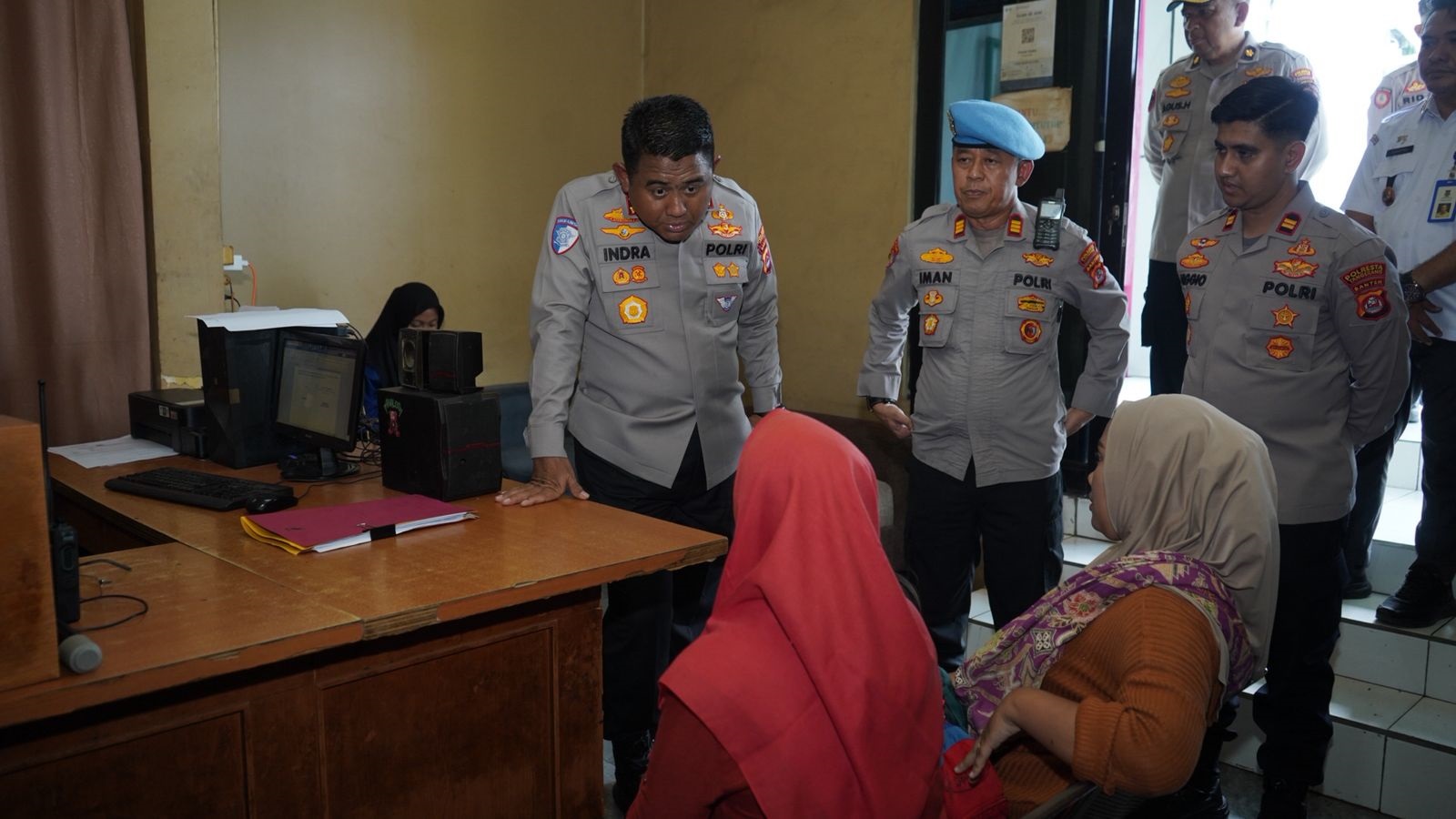 Sambangi Polsek Cisoka, Kapolresta Tangerang Tekankan Pelayanan