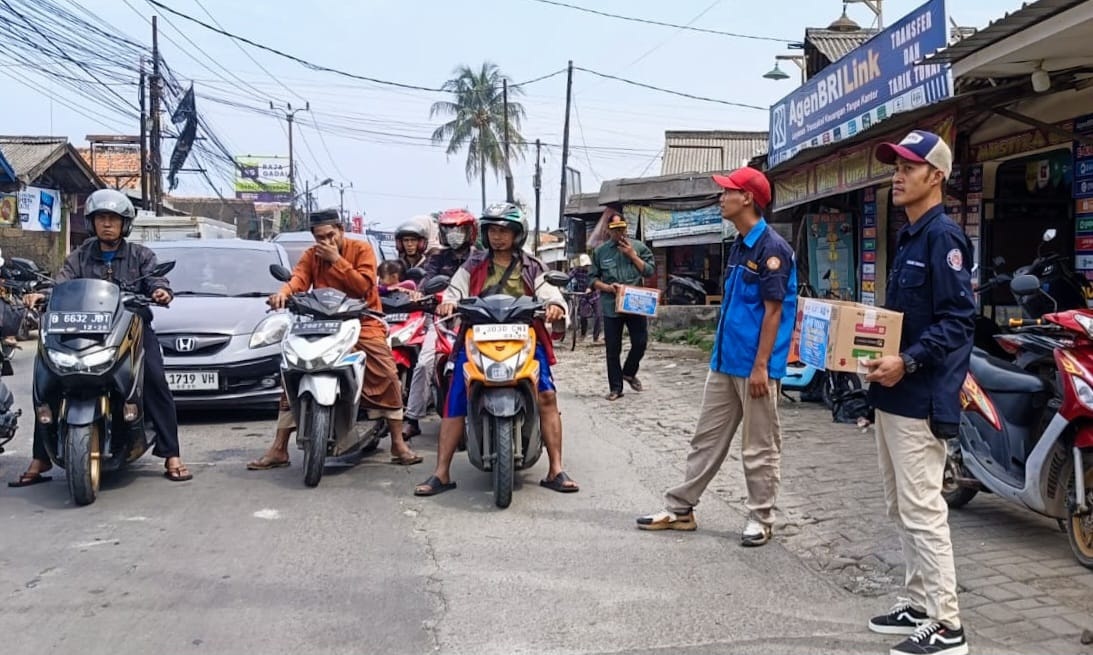 Relawan Galang Aksi Donasi Sumatera di Rajeg