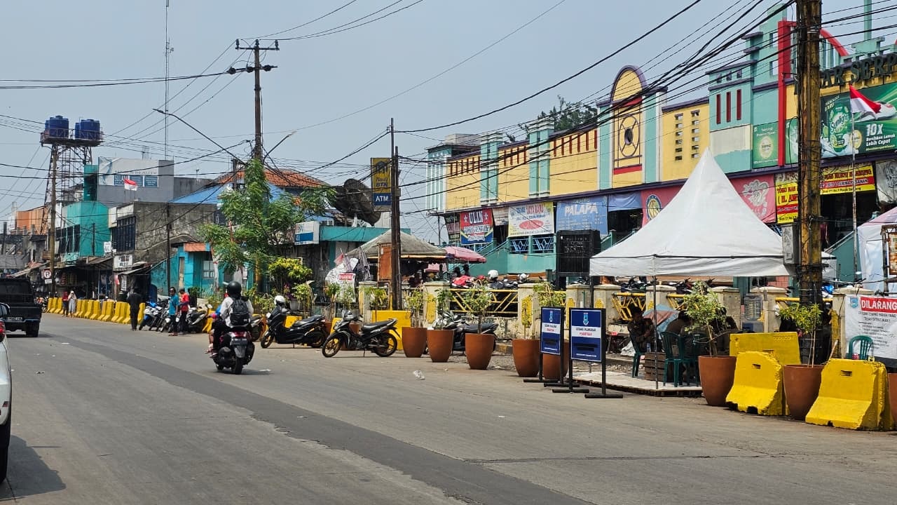 PKL Hilang, Parkir Liar Datang, Penertiban PKL Pasar Serpong Timbulkan Problem Baru