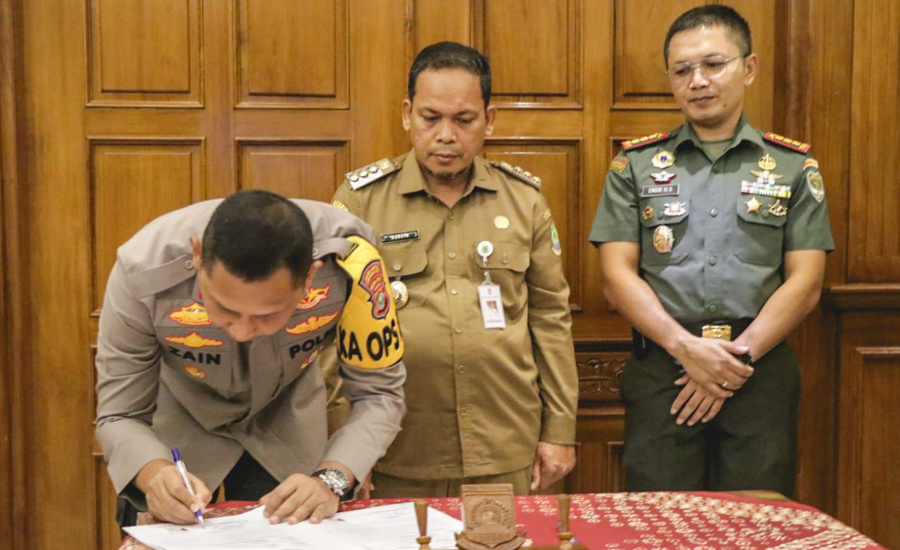 Pengamanan Pilkada 2024, Polres Metro Tangerang Kota Tandatangani NPHD Rp5 Miliar 