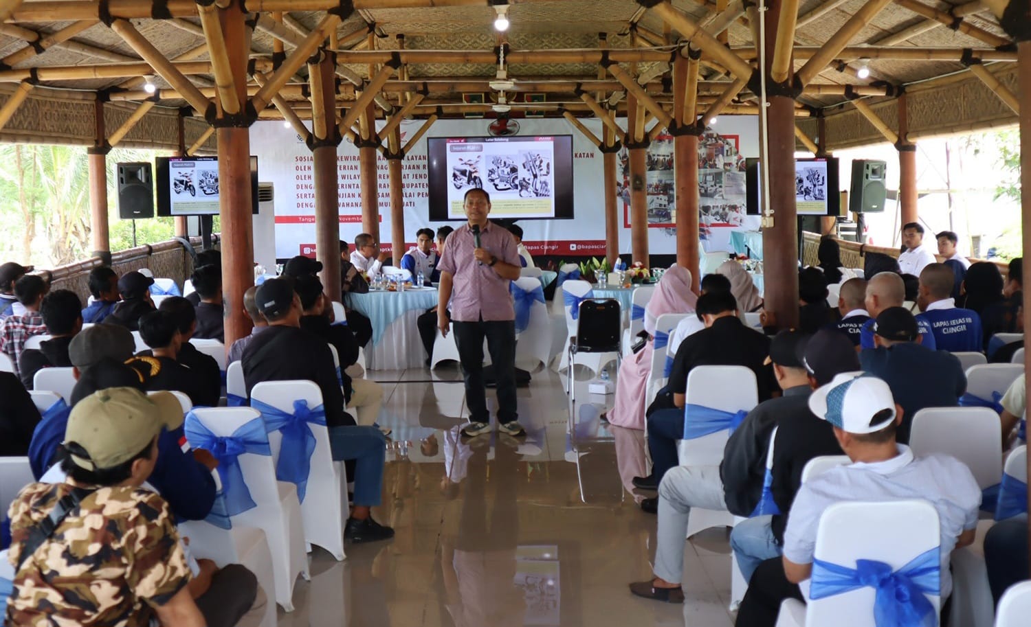 Wahana Honda Gandeng Bapas Kelas II Ciangir, Hadirkan Pelatihan Teknik Sepeda Motor Honda