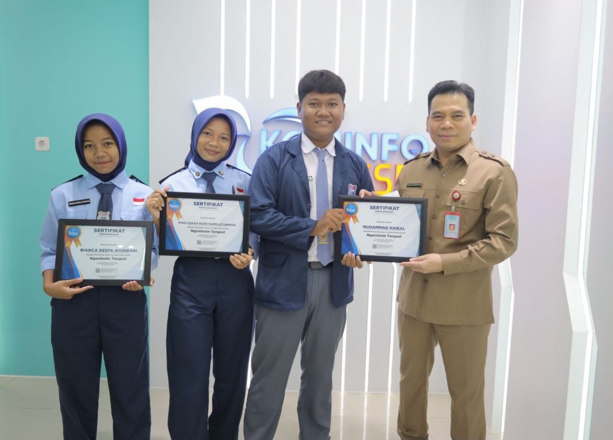 Pemenang Program Ngontenin Tangsel Diguyur Hadiah