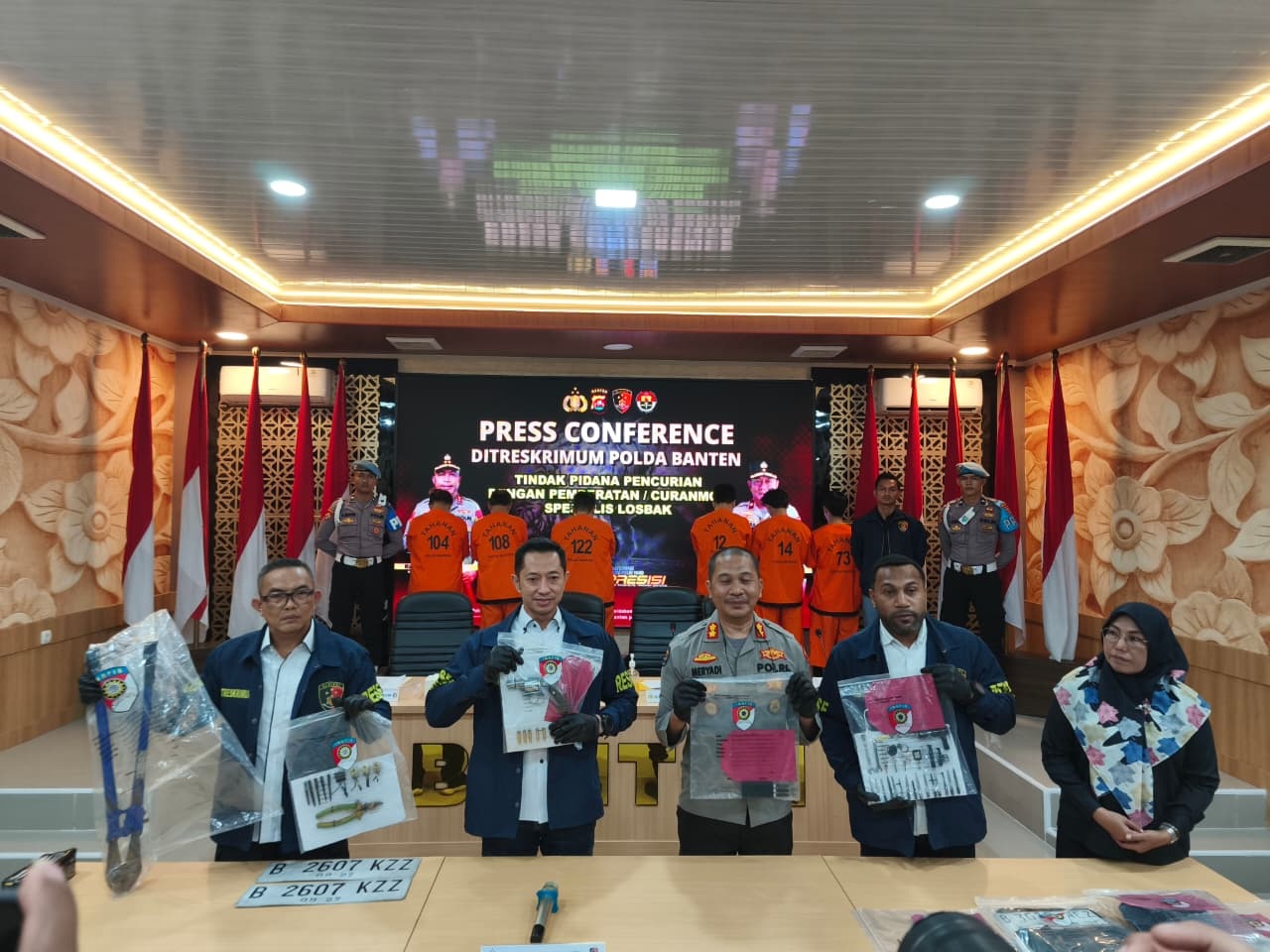 Polda Ringkus Kelompok Curanmor Losbak