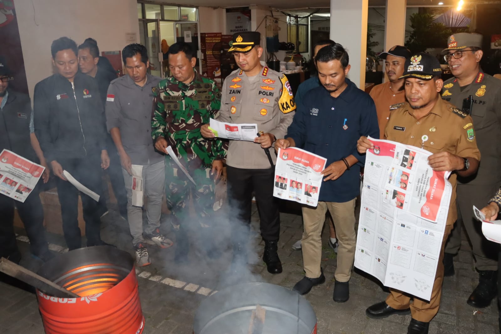 KPU Kota Tangerang Musnahkan 16.607 Surat Suara Rusak