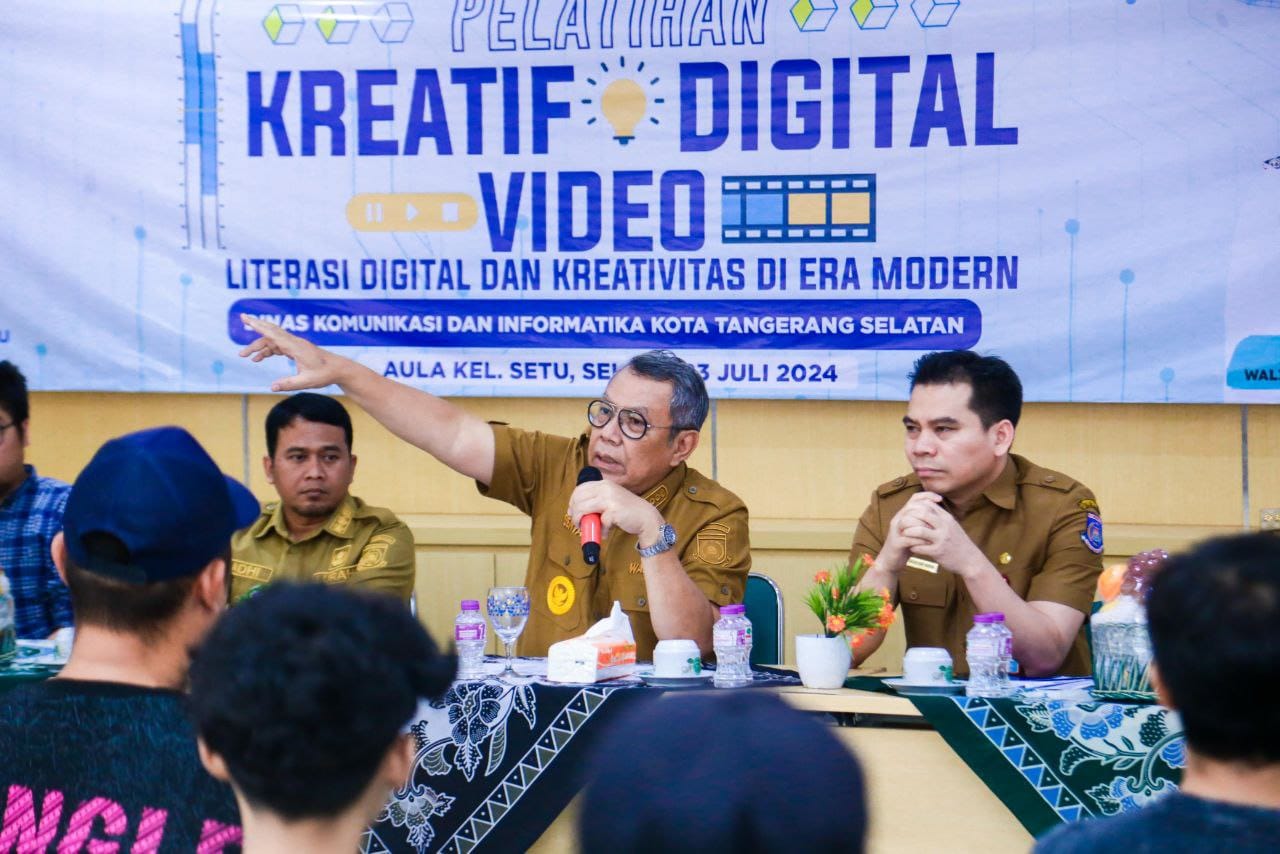 Gelar Pelatihan Video Kreatif, Benyamin: Wujudkan SDM Tangsel yang Unggul di Era Digital