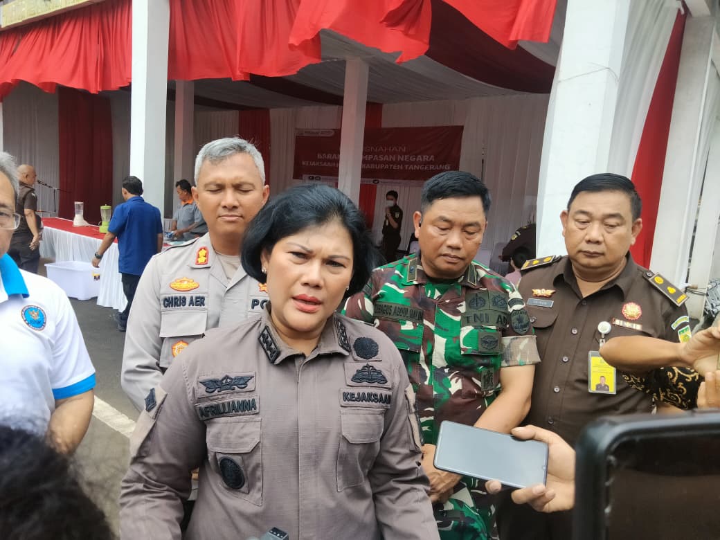 Kejaksaan Negeri Kabupaten Tangerang Musnahkan Barang Bukti 89 Perkara, Narkoba Paling Dominan