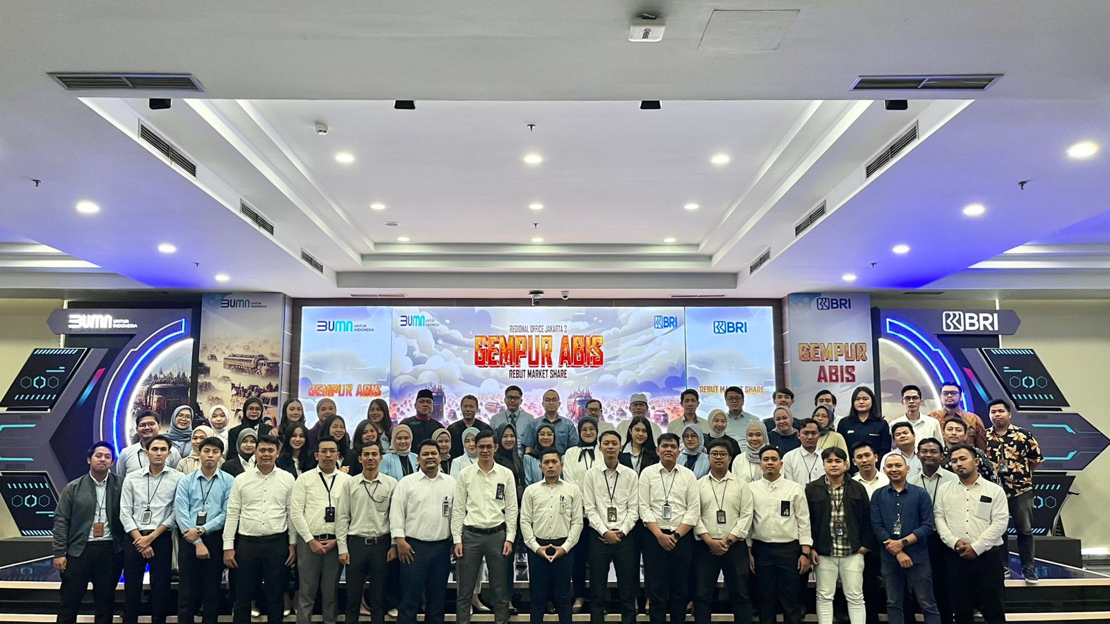 BRI Regional Office Jakarta 3 Kukuhkan 54 Pekerja Baru