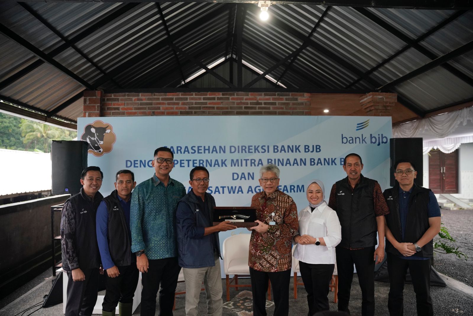 bank bjb Pererat Kolaborasi di Sektor UMKM dengan Kunjungan ke PT Agro Sari Satwa di Bali