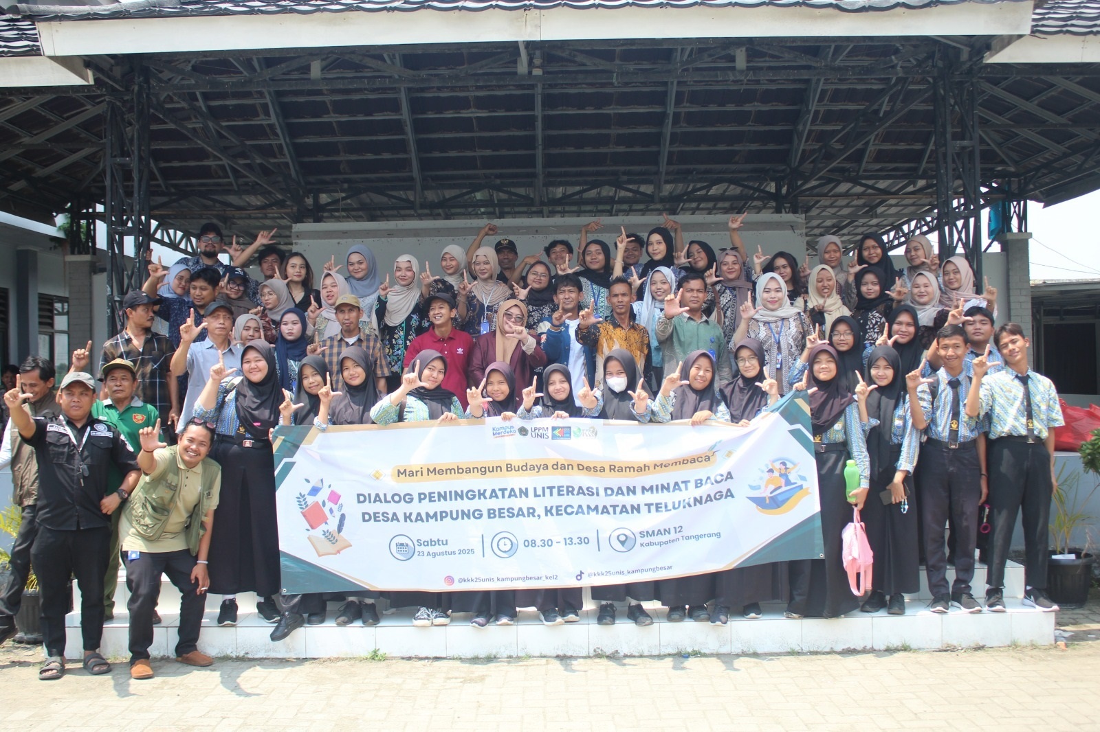 Kuliah Kerja Kemasyarakatan UNIS Tangerang 2025, Upaya Tingkatkan Minat Baca