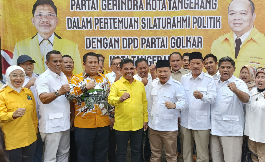 Golkar-Gerindra Lanjutkan Koalisi Indonesia Maju di Pilkada Kota Tangerang