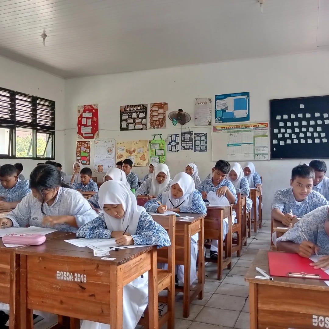 Tes Sumatif Akhir Semester SMPN 1 Tigaraksa, Jadi Tolok Ukur Capaian Pembelajaran