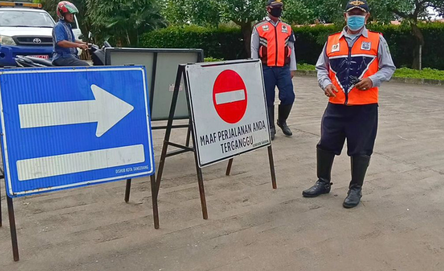 Dishub Kota Tangerang Buka Jalan Baru di Pertigaan Soll Marina Jatiuwung 