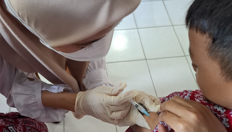 Gelar Imunisasi Campak Serentak