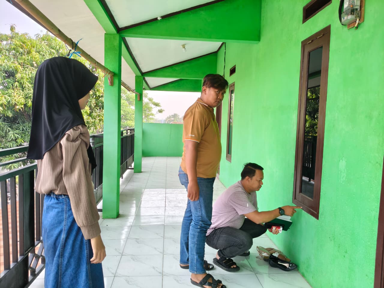 Polsek Cisoka Cek TKP Pencurian di Jayanti