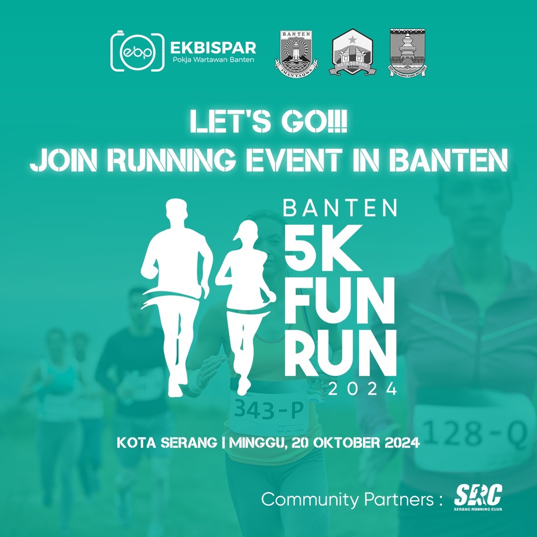 Banyak Hadiah Menarik, Yuk Siap-siap Ikuti Banten 5K Fun Run 2024 di 20 Oktober 