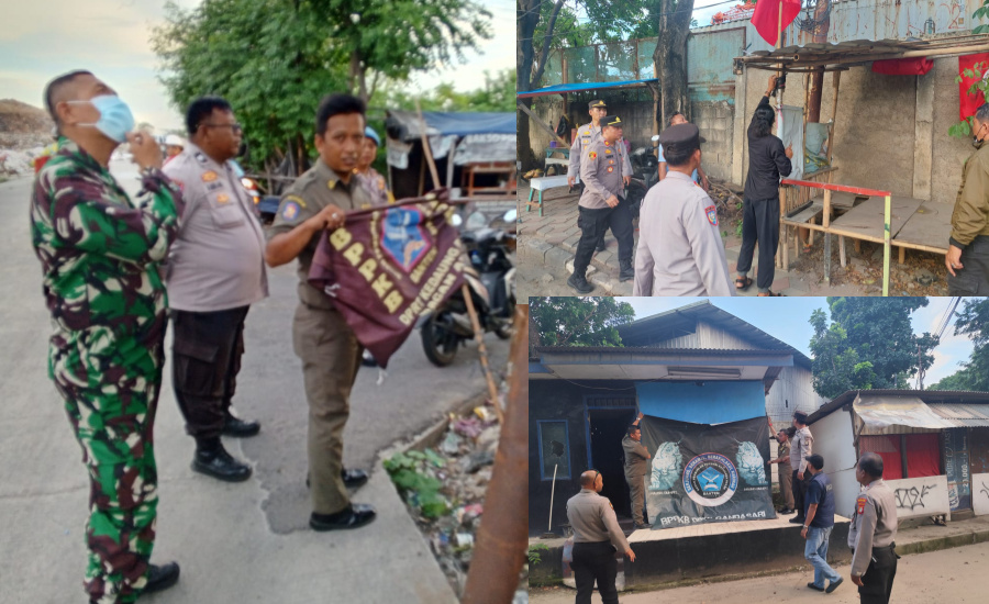 Terbanyak di Ciledug dan Benda, Bendera Ormas di Tangerang Diturunkan Polisi