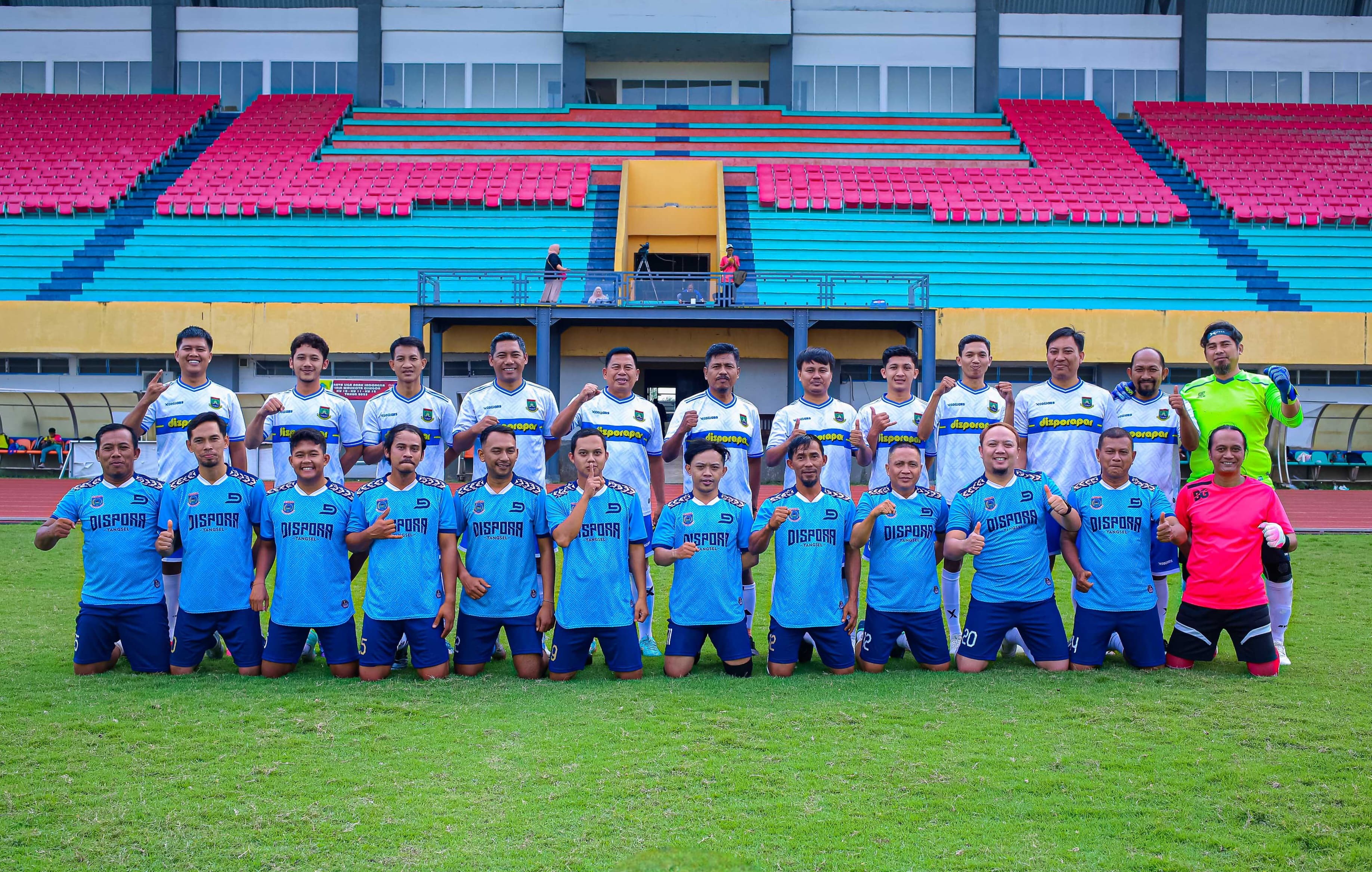 Dispora Tangsel dan Dispora Cilegon, Pererat Silaturahmi Lewat Sepakbola