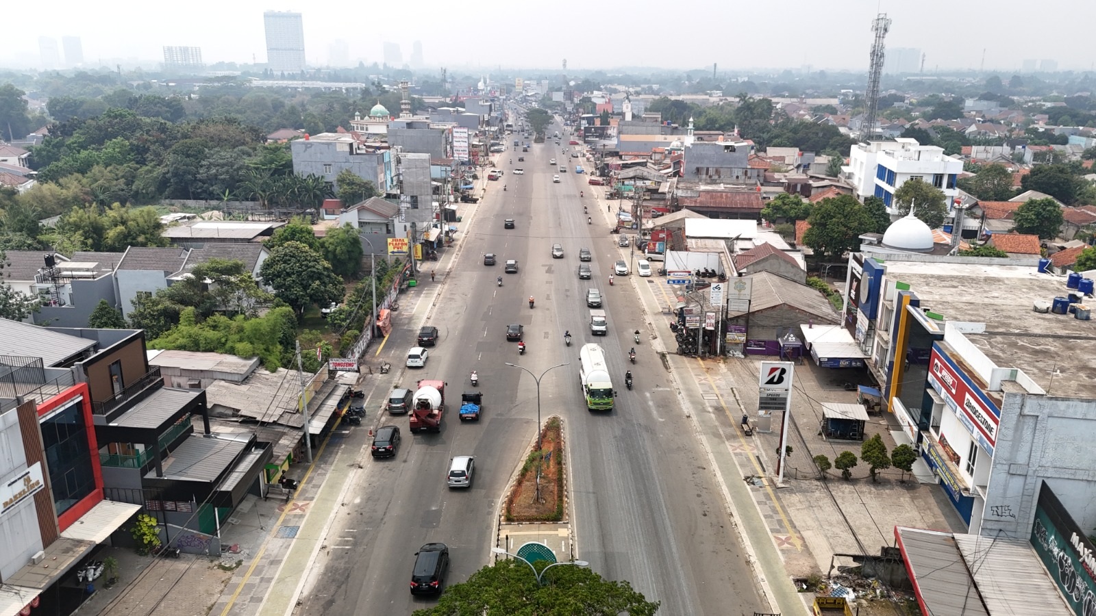 Rawa Buntu Ditata, Median dan U-Turn Dibangun