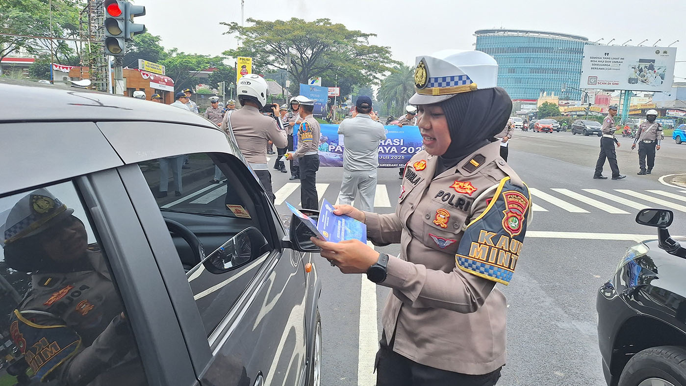 Sepekan, Polres Tangsel Tindak 348 Pelanggar Lalin