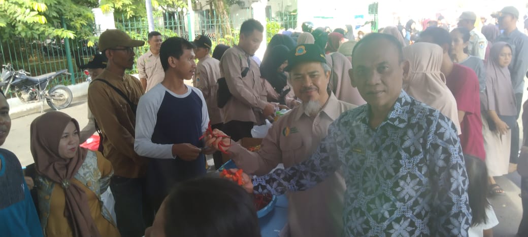 Bazar Pangan Murah di Rangkasbitung Diserbu Warga 