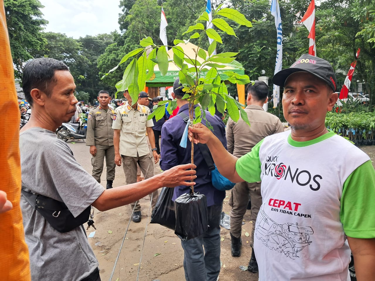 Distan Lebak Bagikan 4.000 Bibit Pohon Gratis