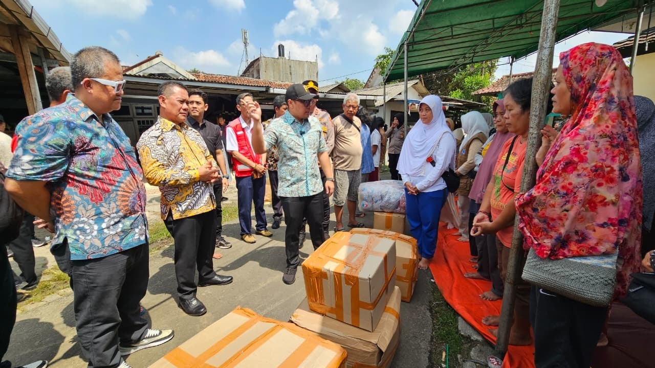 Totalitas Bantu Korban Kebakaran Aspol, Berikan Bantuan Logistik Hingga Hadirkan Psikolog