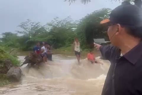 FMCSC Minta Tanggul Sungai Cisadane di Desa Gaga Pakuhaji Diperbaiki