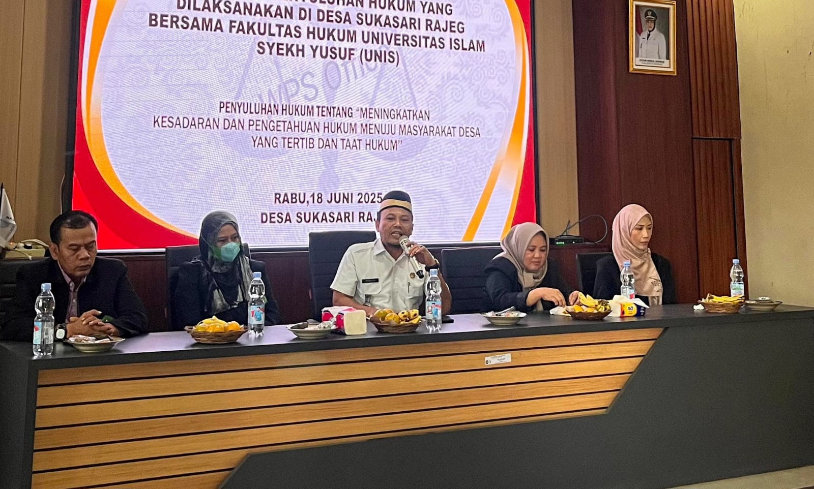 Penyuluhan Kesadaran Hukum, Pemdes Sukasari Gandeng Fakultas Hukum UNIS Tangerang