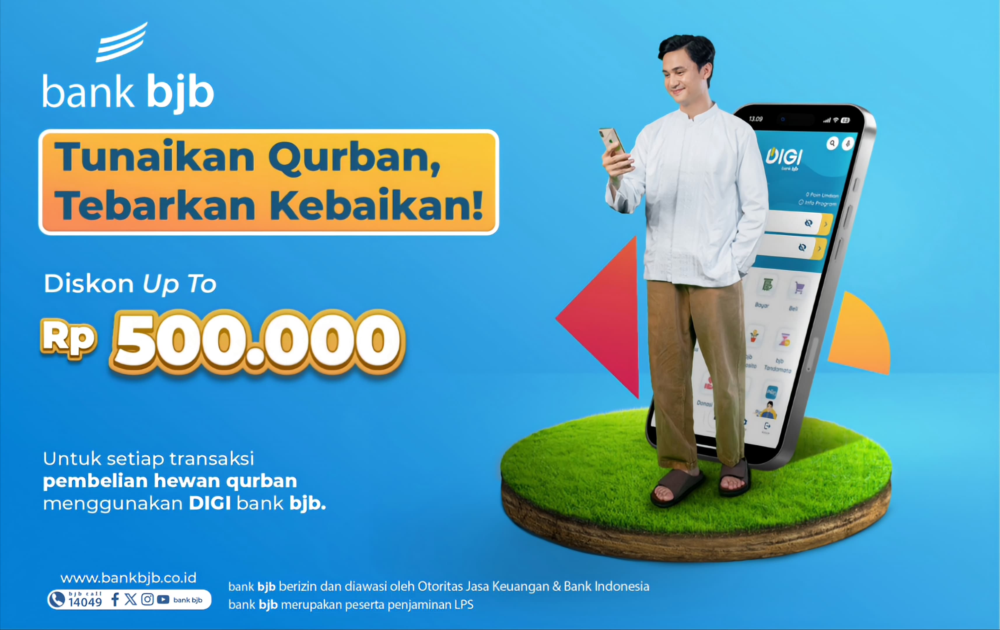 bank bjb Hadirkan Promo Tunaikan Qurban, Tebarkan Kebaikan