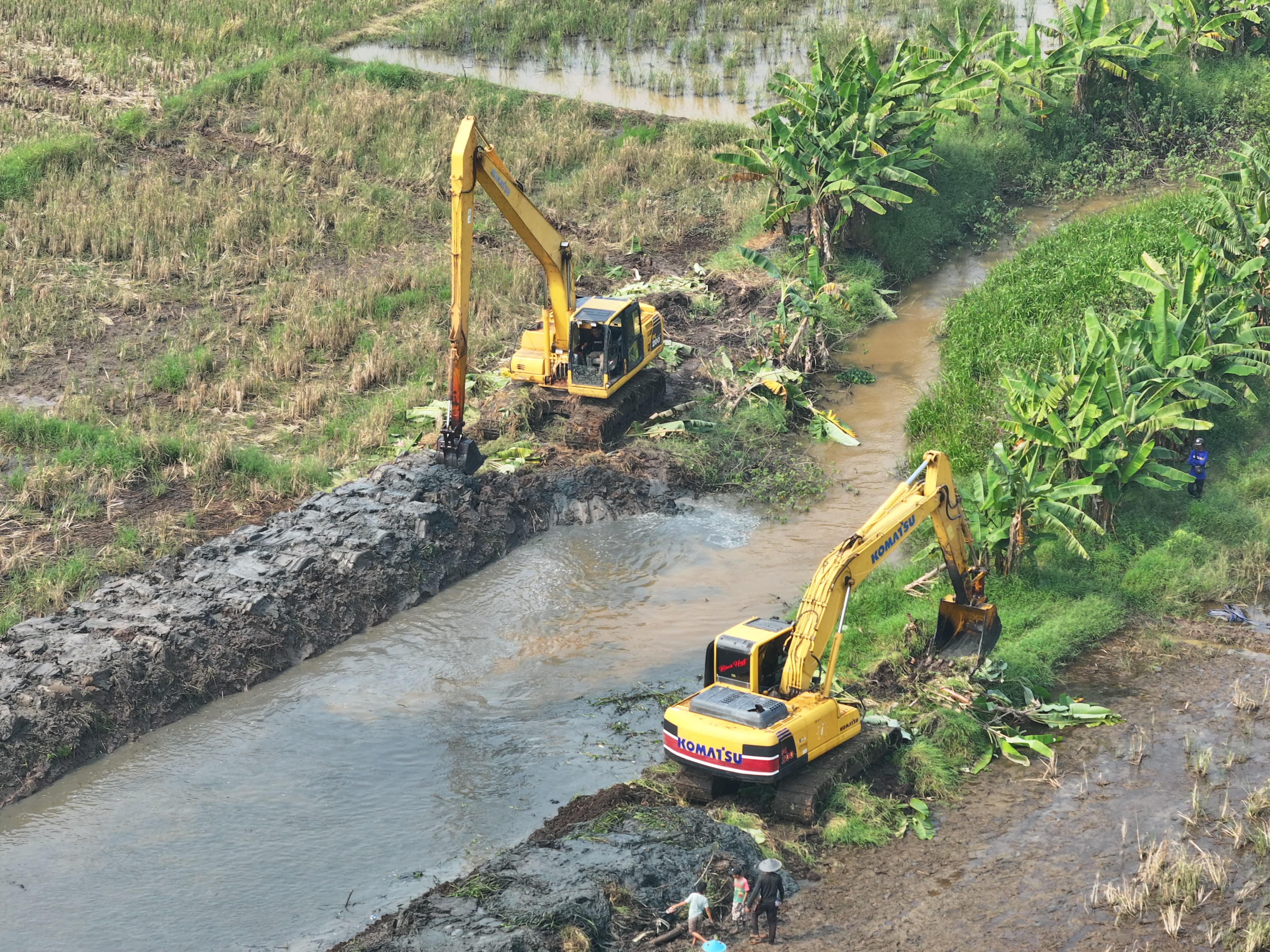 DBMSDA Kabupaten Tangerang Normalisasi Saluran Tangani Banjir dan Kekeringan