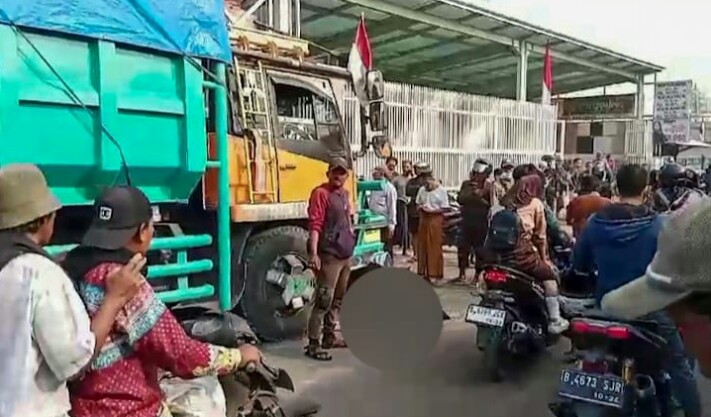 Kronologis Bocah Tewas Terlindas Truk Pasir di Jalan Raya Pakuhaji Tangerang