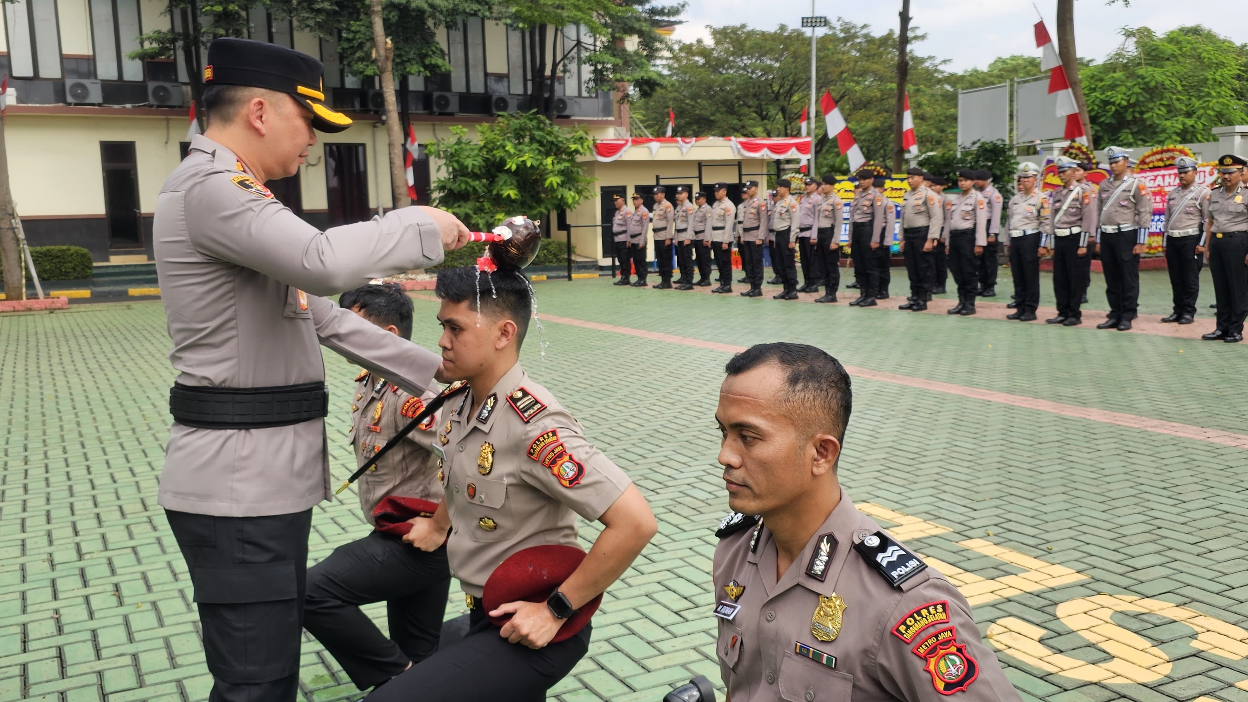 78 Personel Polres Tangsel Naik Pangkat