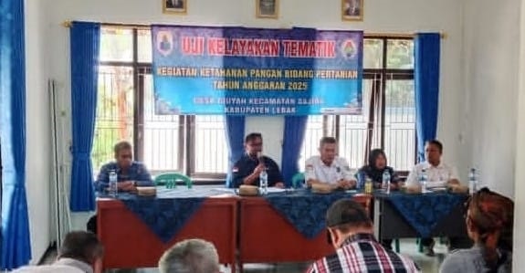 DPMD Uji Kelayakan Ketahanan Pangan