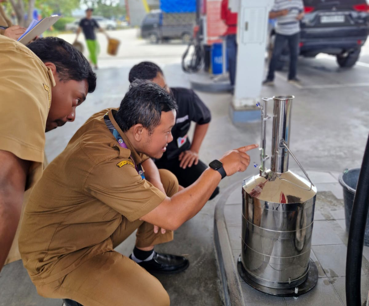Disperindag Cek Alat Ukur SPBU, Jelang Nataru, Antisipasi Kecurangan