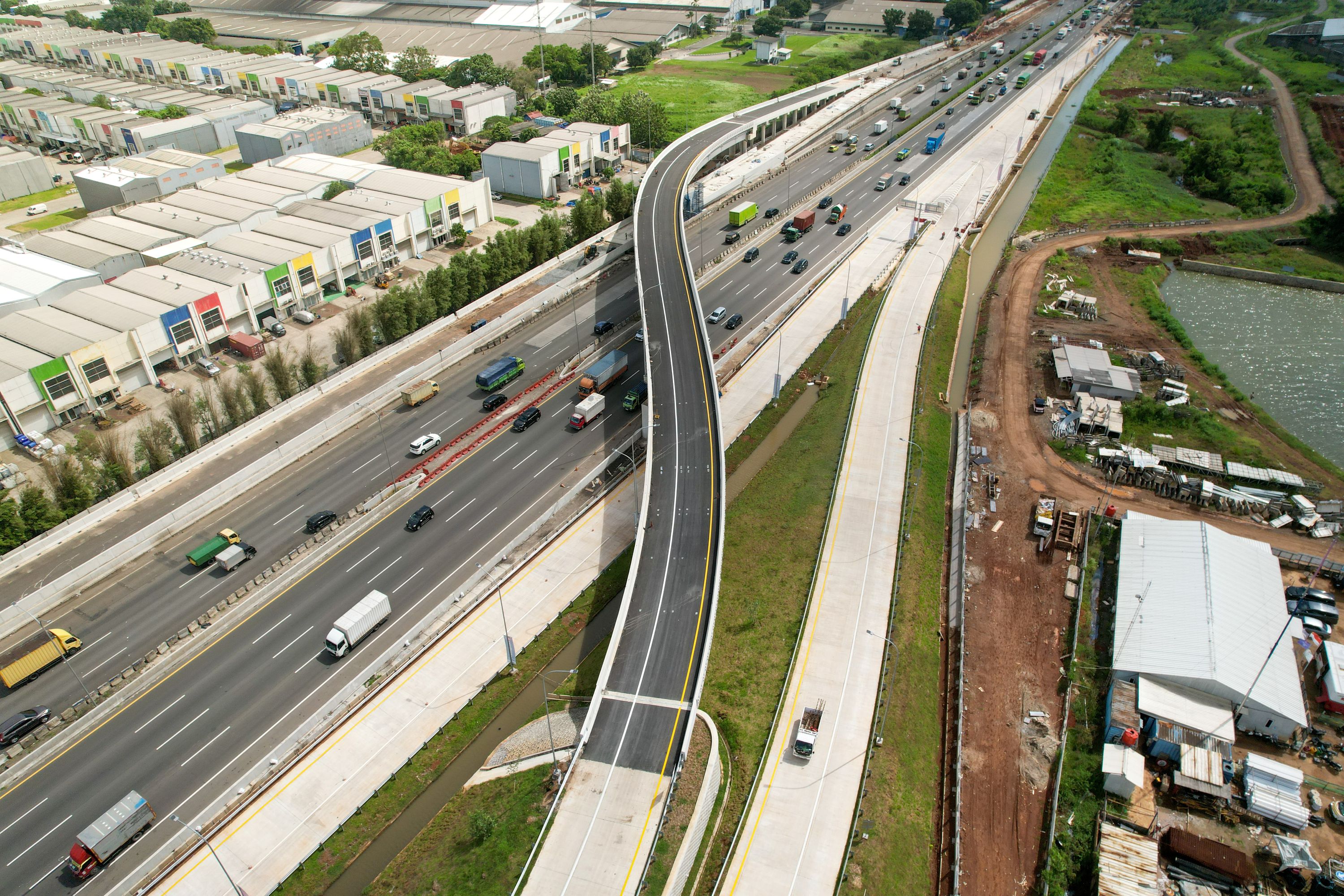 Akses Tol Jakarta-Tangerang KM 25 Sudah Tahap Pengujian