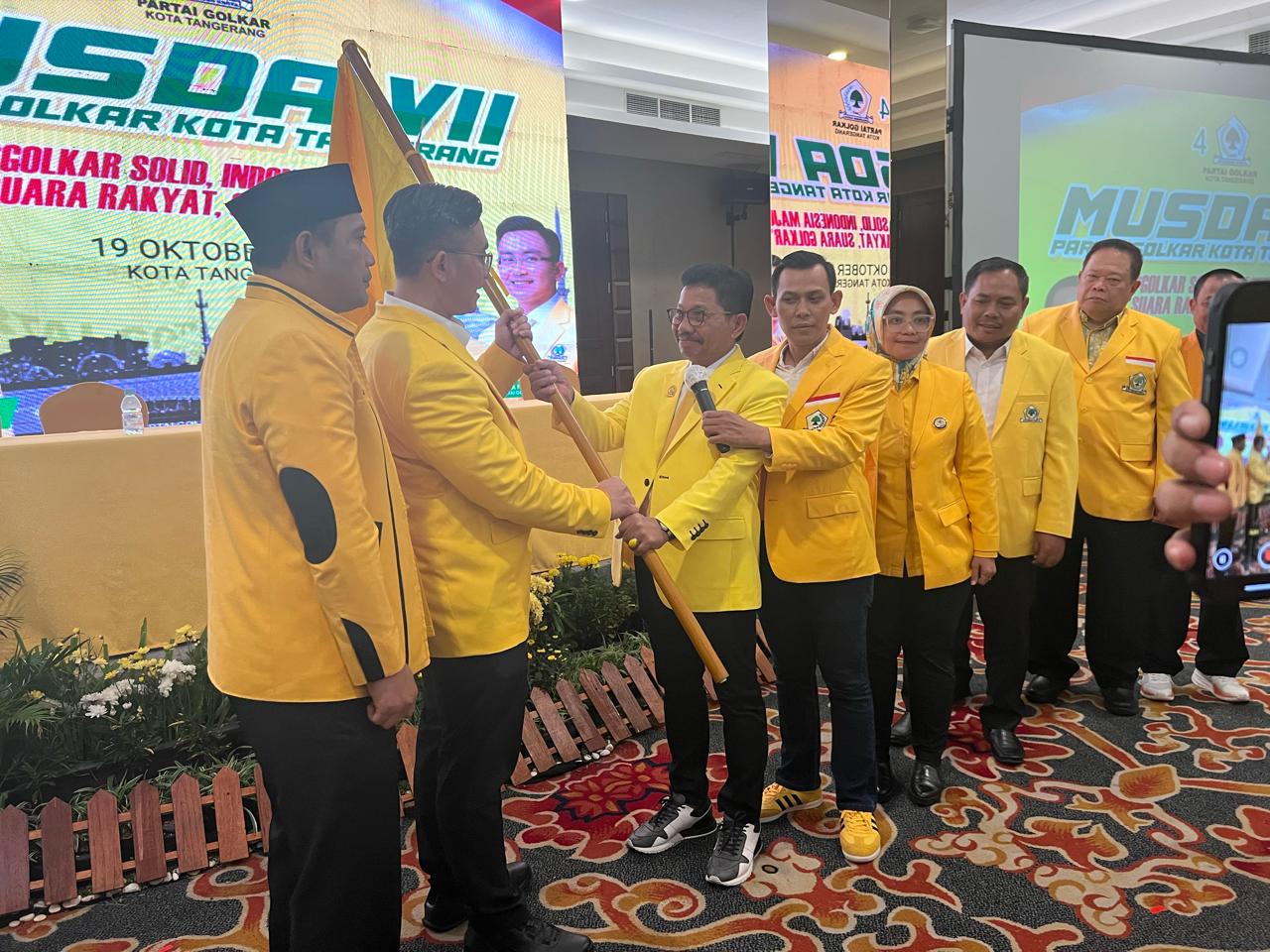 Menjadi Ketua DPD Golkar 3 Periode, Sachrudin Pecahkan Rekor di Banten