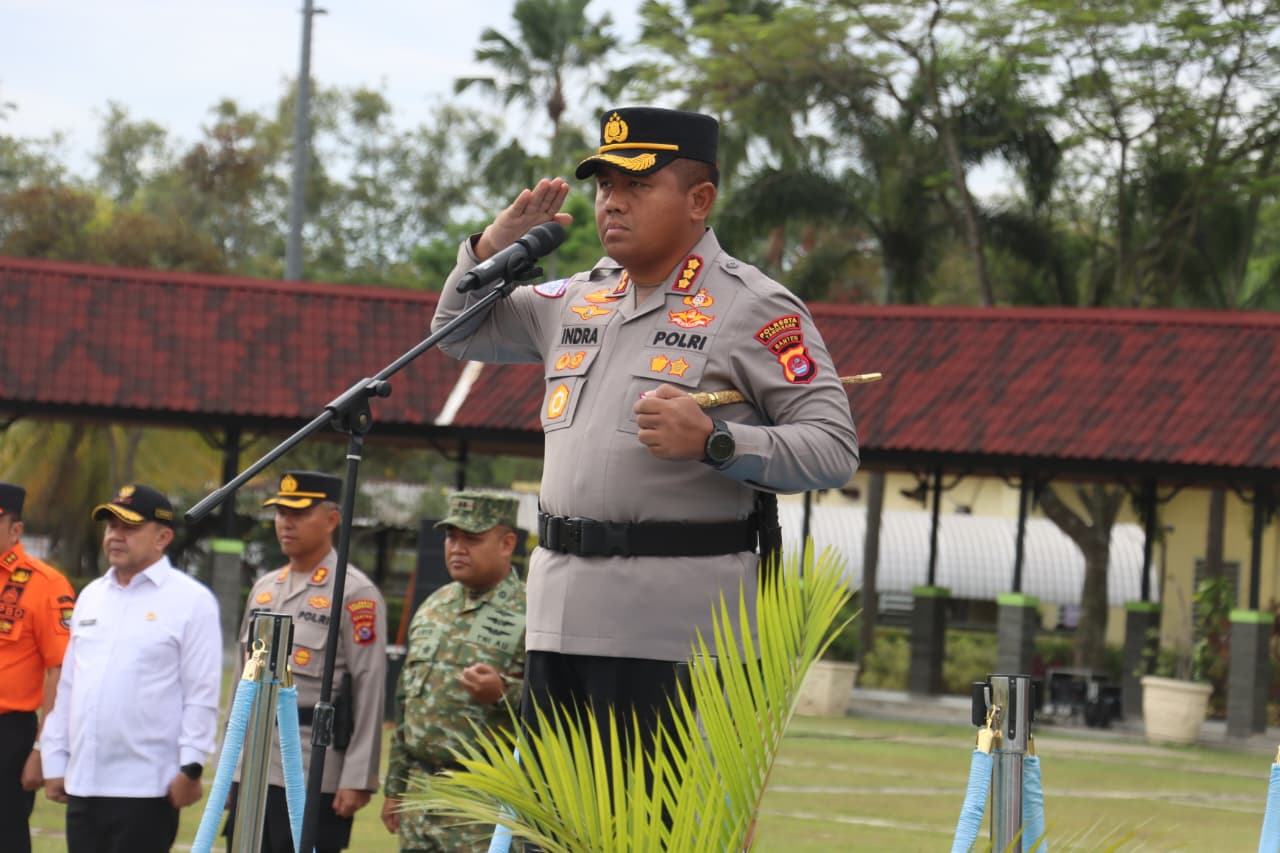 Apel Tanggap Darurat Siaga Bencana, Kapolresta Tangerang Minta Saling Dukung dan Cepat Tanggap