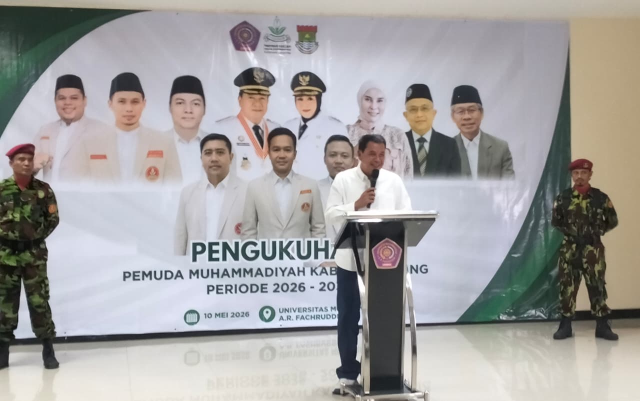 Bupati Hadiri Pelantikan Pemuda Muhammadiyah, Dorong Peran Pemuda Hadapi Tantangan Digital