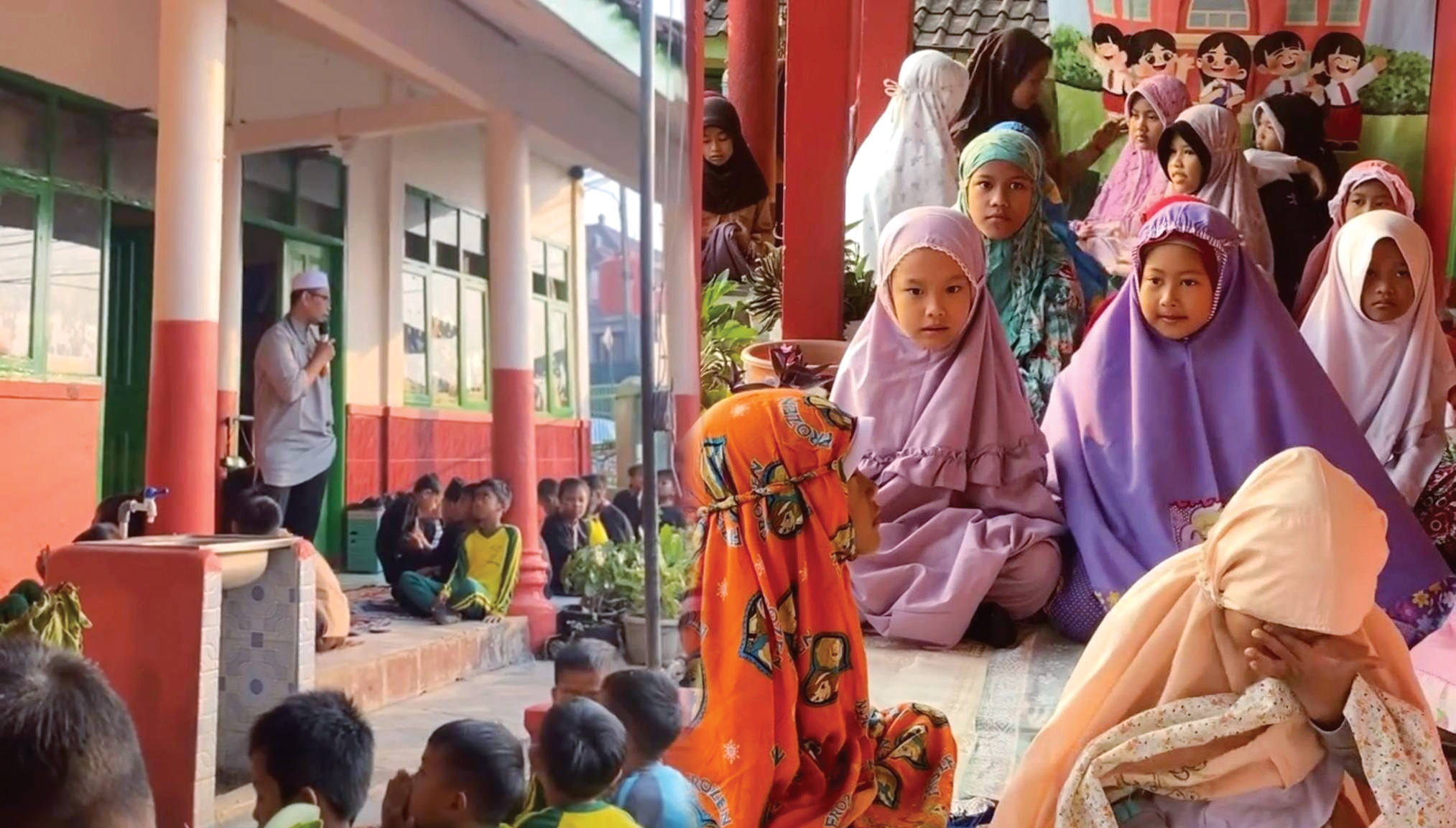 Tingkatkan Sikap Religius Sejak Dini, Program Gerakan Santri Saba Sakolah SDN Bojong I