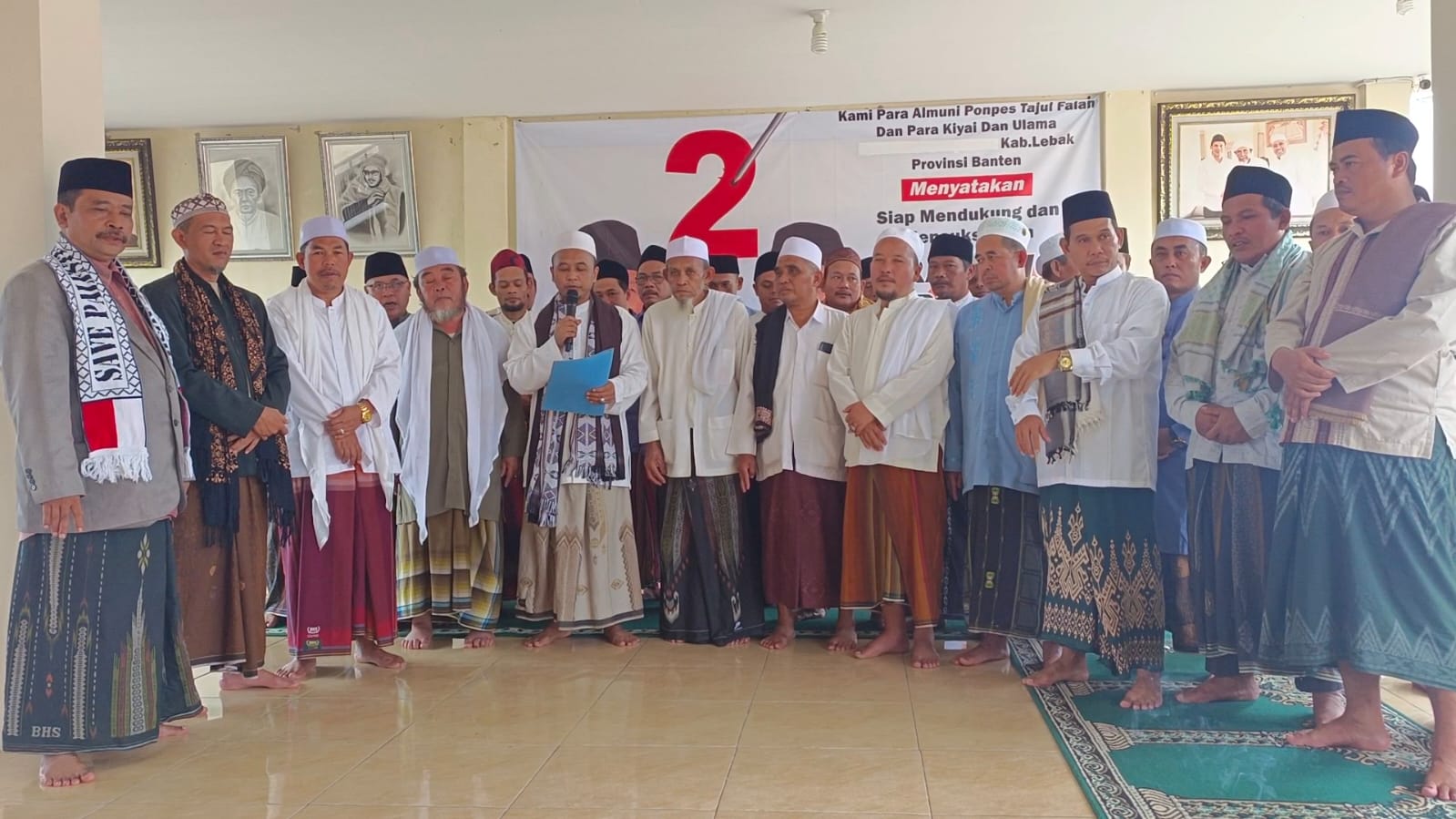 Prabowo-Gibran Didukung Pimpinan Ponpes Salafiyah Tajul Falah dan Ulama Kharismatik di Lebak Banten 