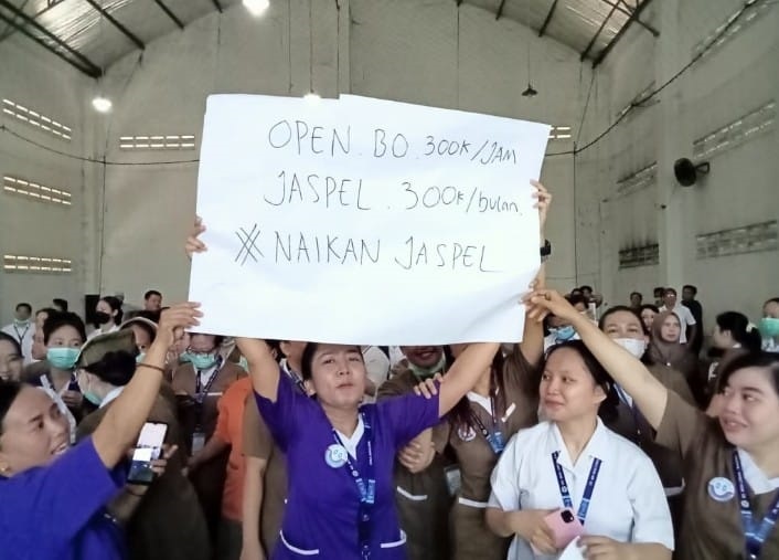 Nakes RS Misi Unjuk Rasa