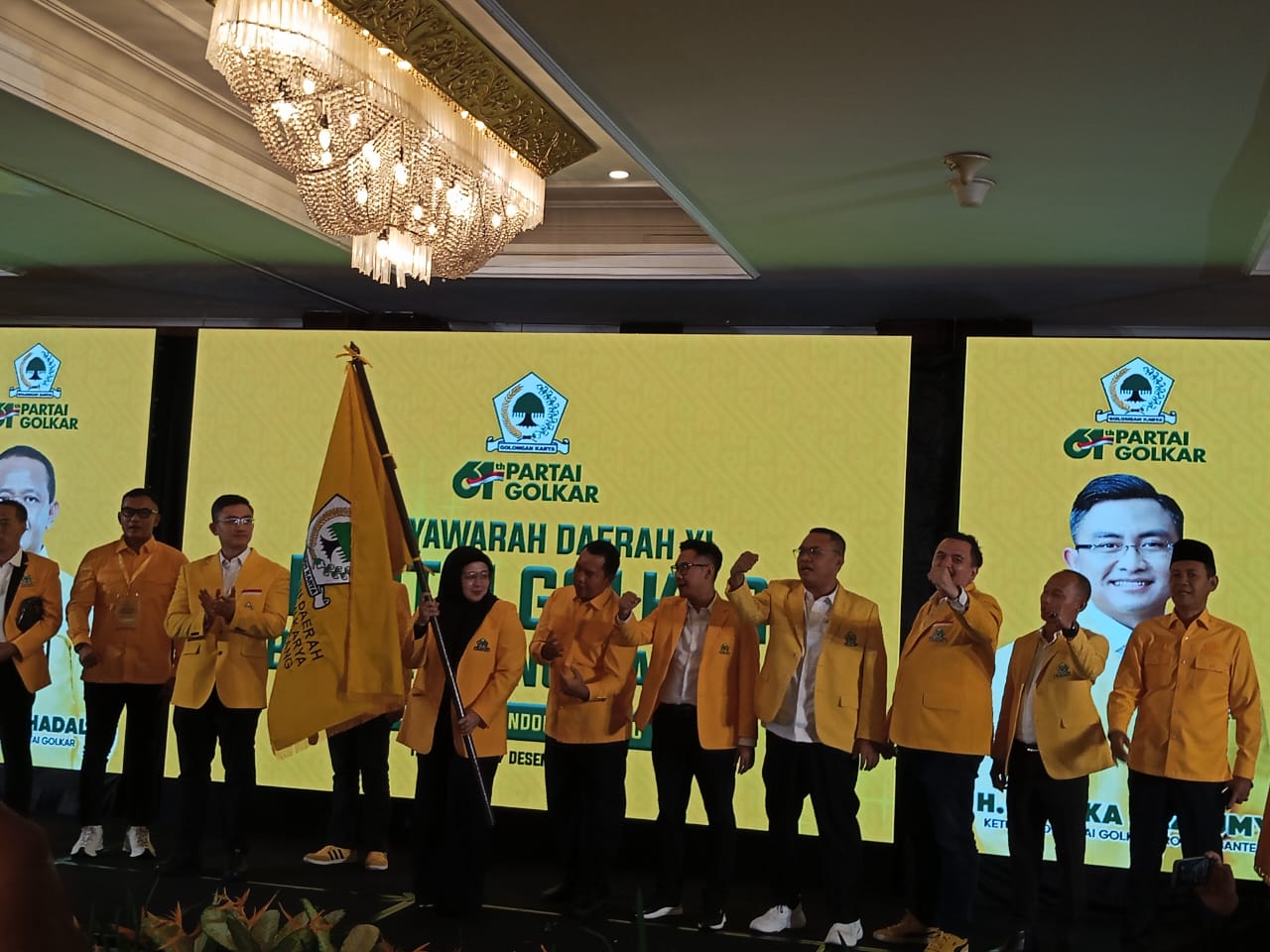 Terpilih Aklamasi Sebagai Ketua DPD II Golkar Kab. Tangerang, Intan Belum Putuskan Sosok Sekjen 