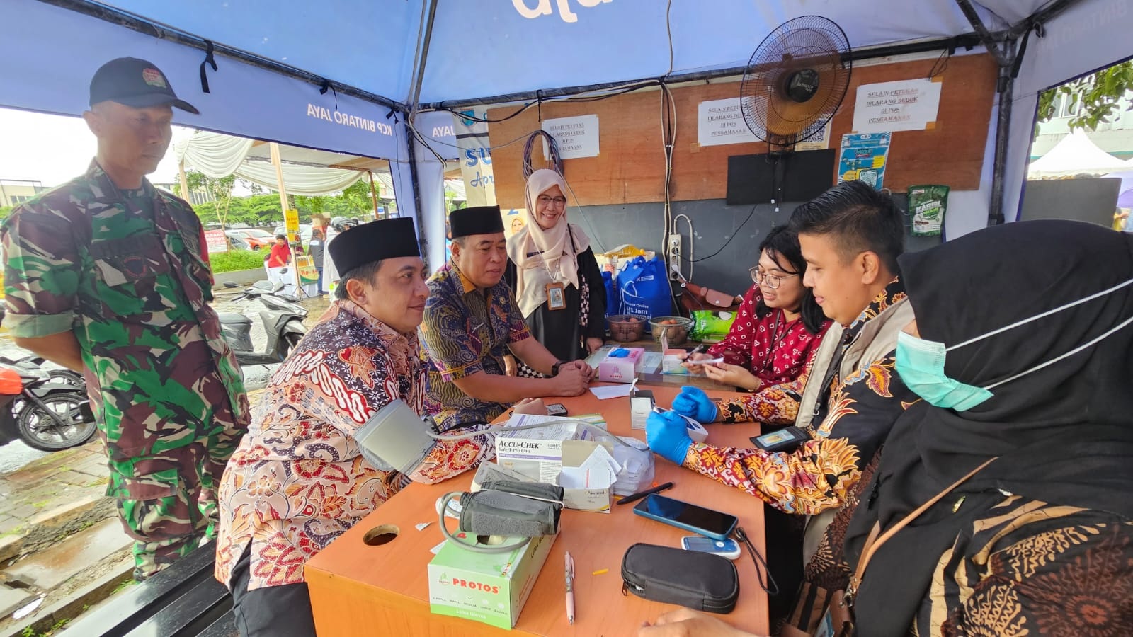 CKG di Puskesmas Pondok Kacang Timur Disambut Antusias Warga