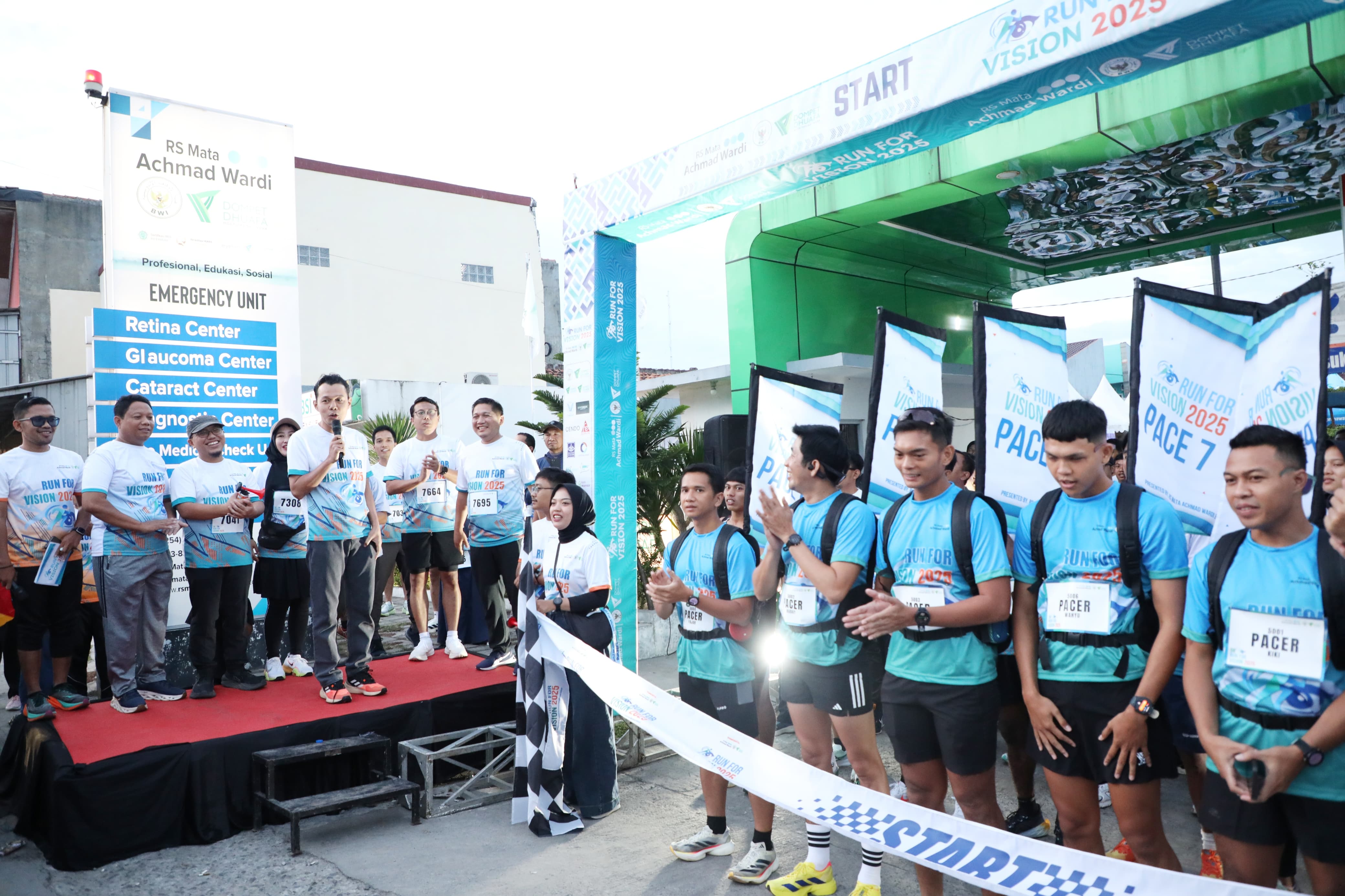 Peringati HUT ke-7 RS Mata Achmad Wardi, Ratusan Warga Antusias Meriahkan Run For Vision 2025