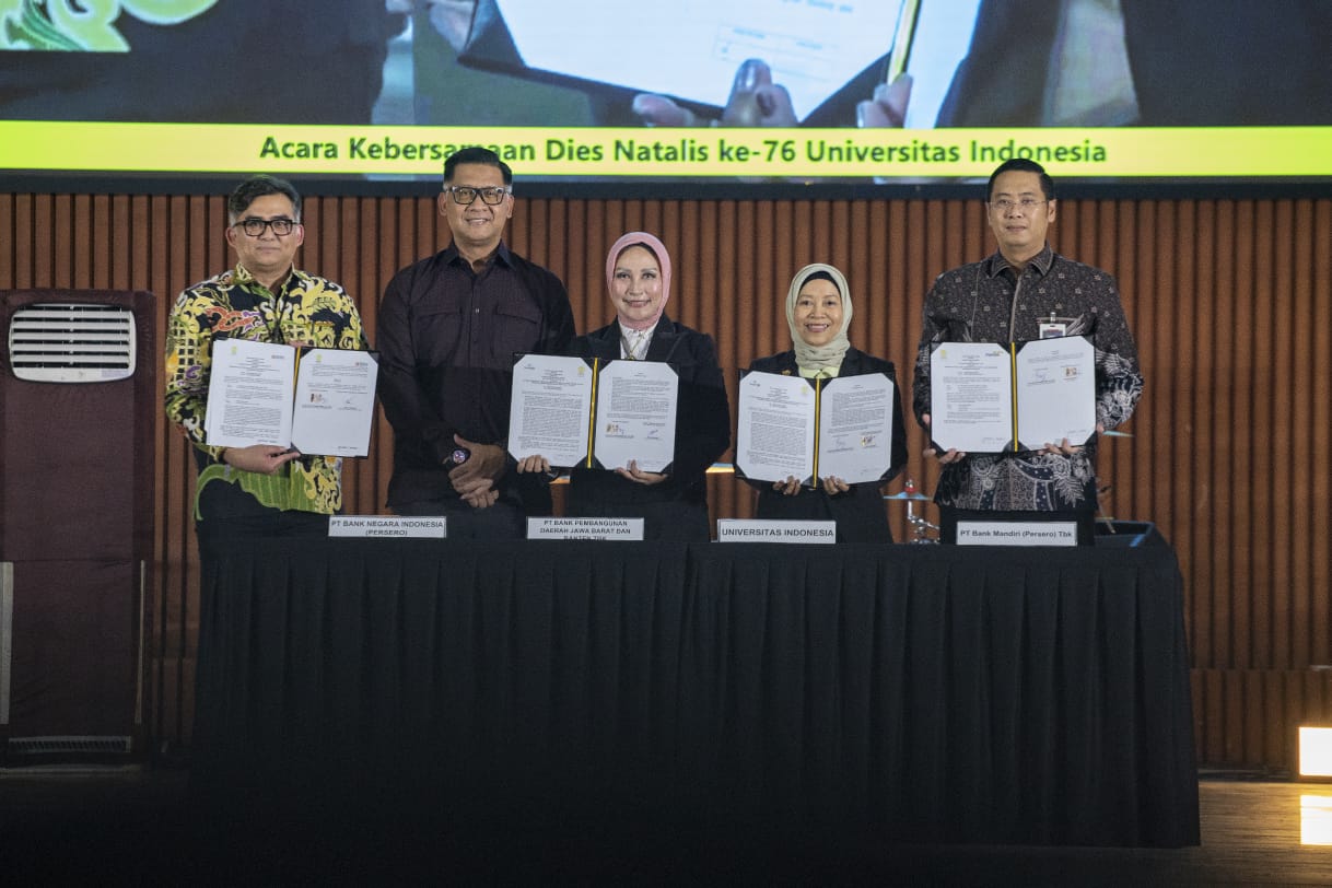 bank bjb dan Universitas Indonesia Perluas Kolaborasi untuk Dukung Transformasi Layanan Pendidikan Tinggi