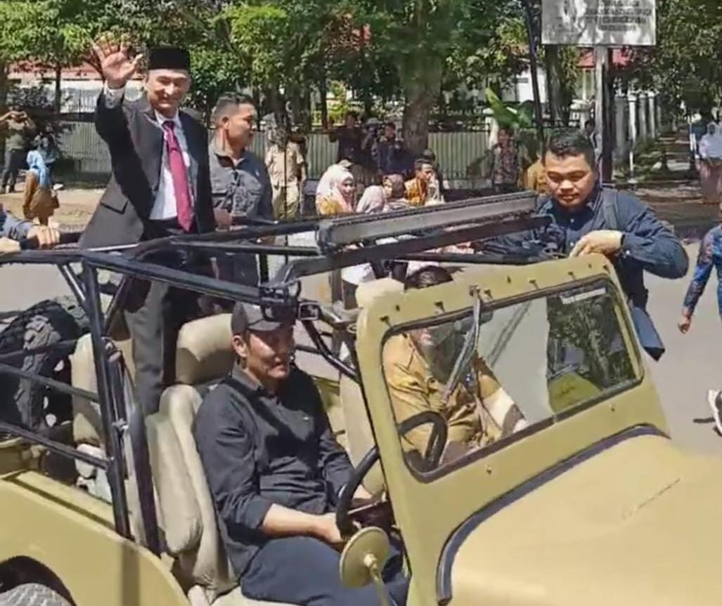 Wagub Dimyati Ikut Iringi Zakiyah-Najib, Titipkan Pesan Soal Sampah
